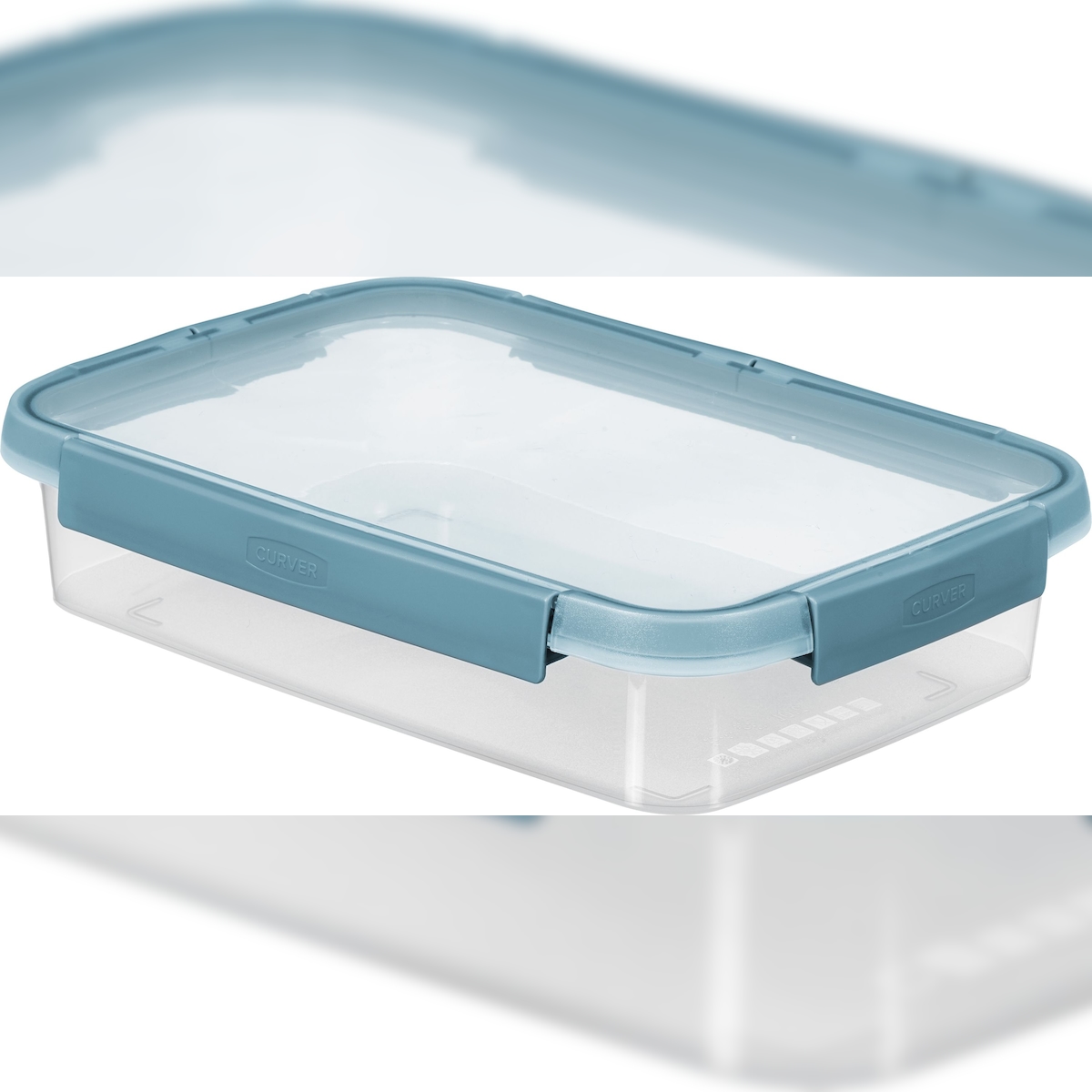Curver Smart Fresh Eco Frischhaltedose 2L Vorratsdose Luftdicht Blau Image