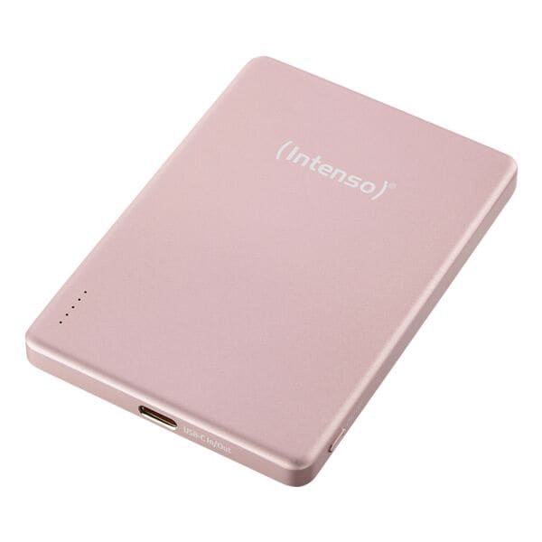 Intenso Powerbank mit kabelloser Ladefunktion »MW5000« 5000 mAh rosa, 6.6x0.95x9.6 cm