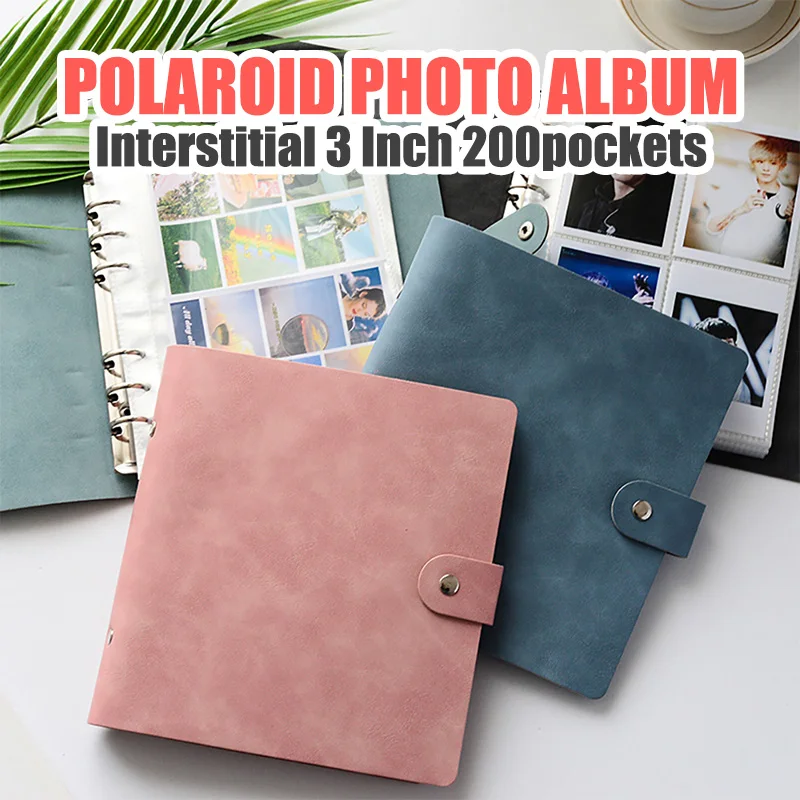 1 pz, 200 Tasche Mini Album Fotografico Istantaneo Custodia per Fujifilm Instax Film 7C 7S 8 9 11 12 25 50s 70 90