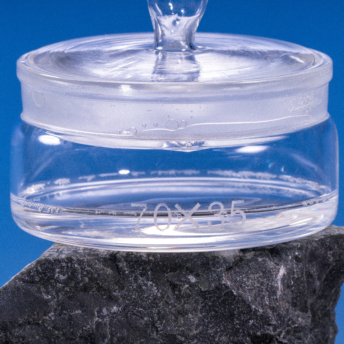 60x30/70x35 Uhrenreparatur-Öltank Zubehör: Transparenter Glasbecher, Alkoholbehälter, Uhrmacherwerkzeug-Komponente Image