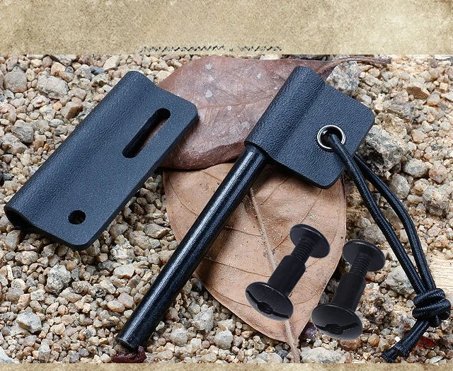 Outdoor Magnesium Stick Flint Camping Feuer Ausrüstung Wildnis Überleben Werkzeuge mit K Scheiben Notfall Überleben Ausrüstung Camping Image