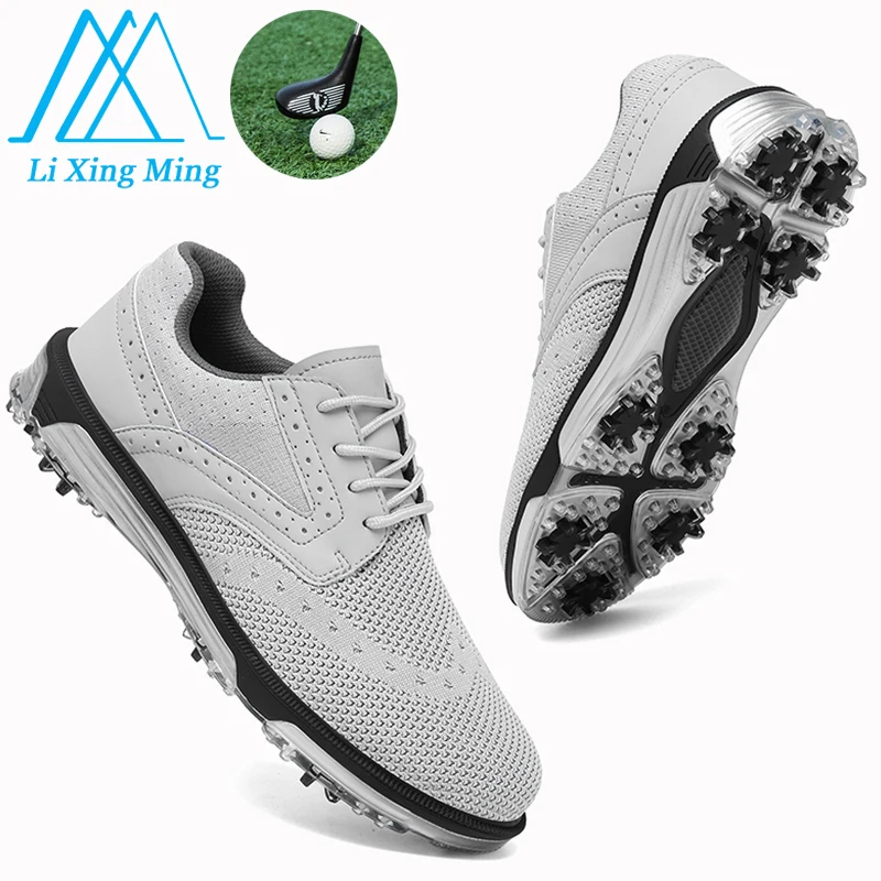Golf Schuhe Männer Mesh Atmungsaktive Bequeme Golf Turnschuhe Outdoor Walking Anti Slip Athletische Golfer Zug Schuhe Größe 40-47 #