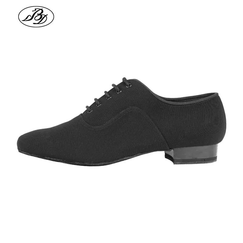 Männer Standard Tanz schuhe bd301 ganze Sohle Canvas Schuh Leder Laufsohle profession elle Ballsaal Training Wettkampfs chuhe