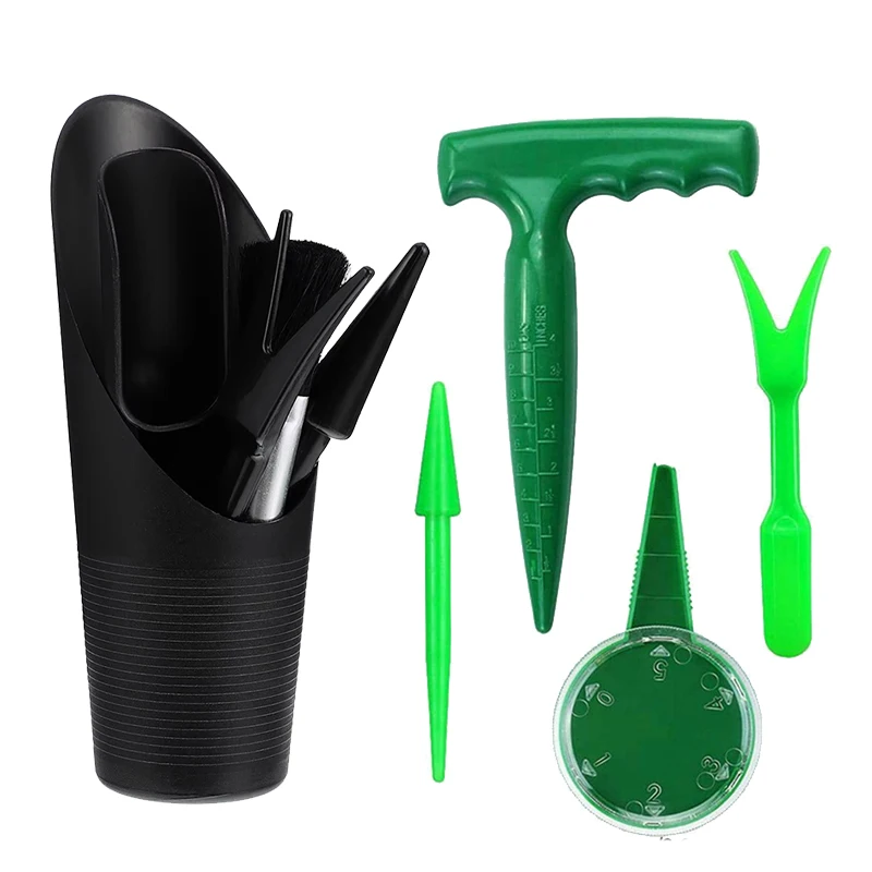 Garten-Pflanzset, Werkzeuge für den Pflanzensatz, Haushalts-Gartengeräte-Set, Werkzeuge für Sukkulenten, Werkzeuge für Setzlinge, Werkzeuge für den Bodenersatz TMZ Image