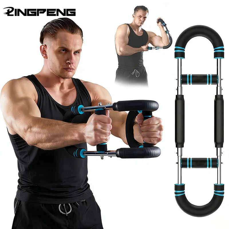 Verstellbarer Spring-Twister-Armtrainer – 20–50 kg Widerstandsstange für Unterarm-, Trizeps- und Brusttraining Image