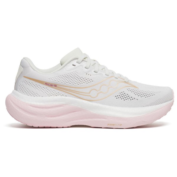 Saucony - Women's Ride 19 - Runningschuhe 37 | EU 37 weiß/ silk
