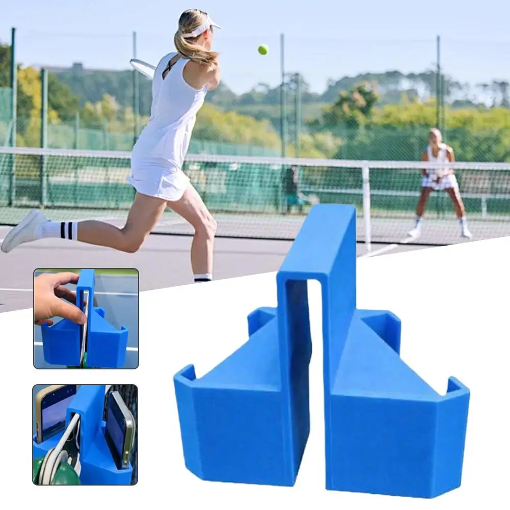 Praktischer Tenniskamera-Halter, einfach zu montieren, für Outdoor-Sportarten, Videoaufzeichnung, Zaun-Telefonhalter für Badminton, Baseball, Tennis Image