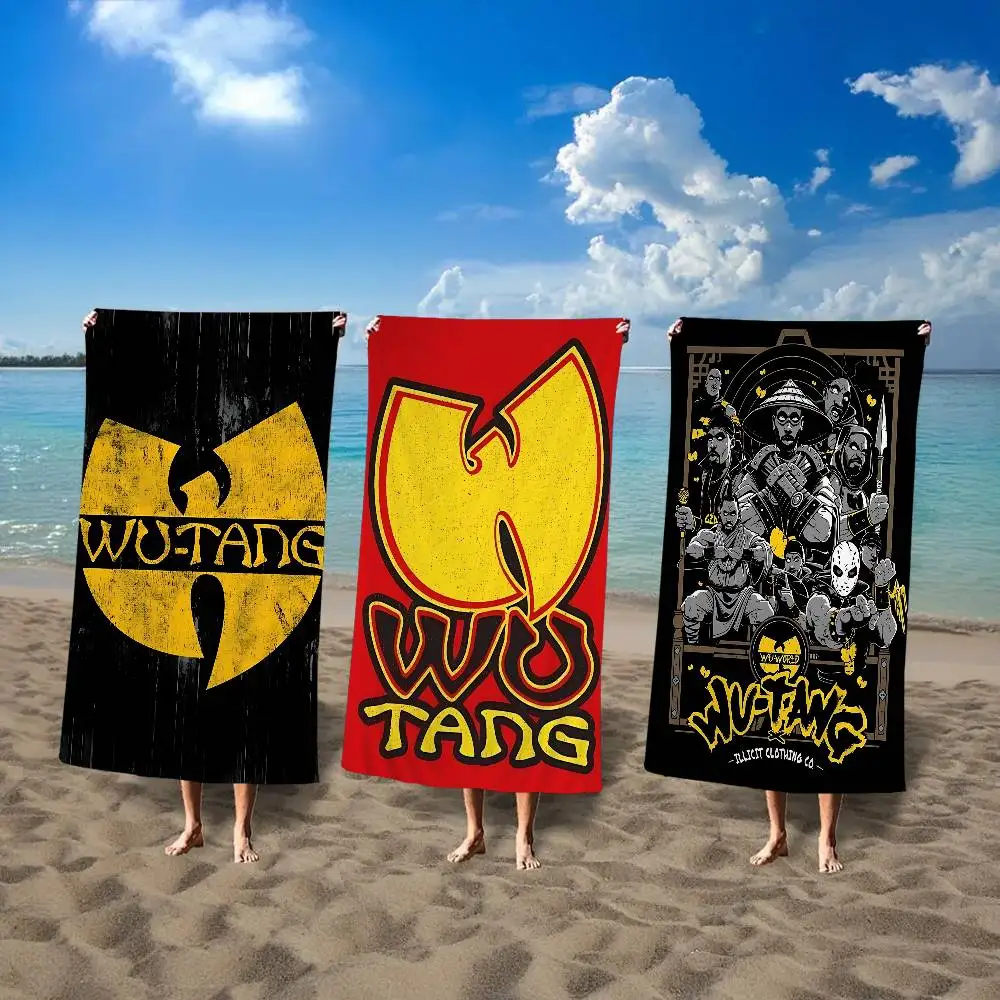 Hip Hop Group W-Wu Tang Große Mikrofaser-Strandtücher, schnell trocknendes Handtuch, Sand-Strandtücher, Pool-Handtuch für Reisen, Schwimmen, Pool, Yoga