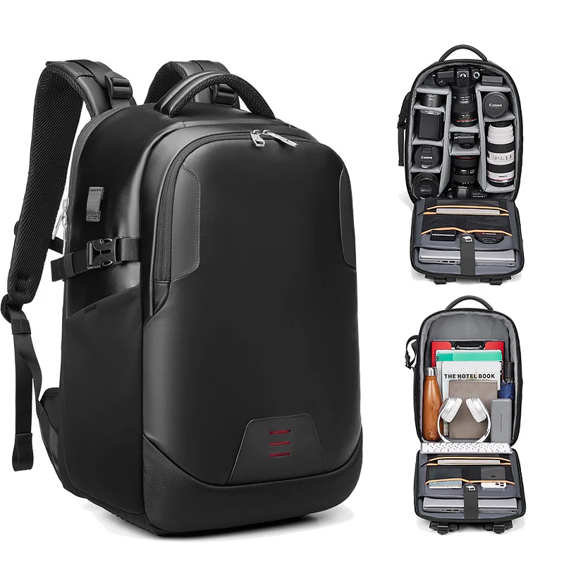 Neue Kamera rucksack Digital Dslr Tasche Wasserdicht Stoßfest Atmungs Mann Rucksäcke Für Nikon Canon Sony Kleine Video Foto Tasche Image