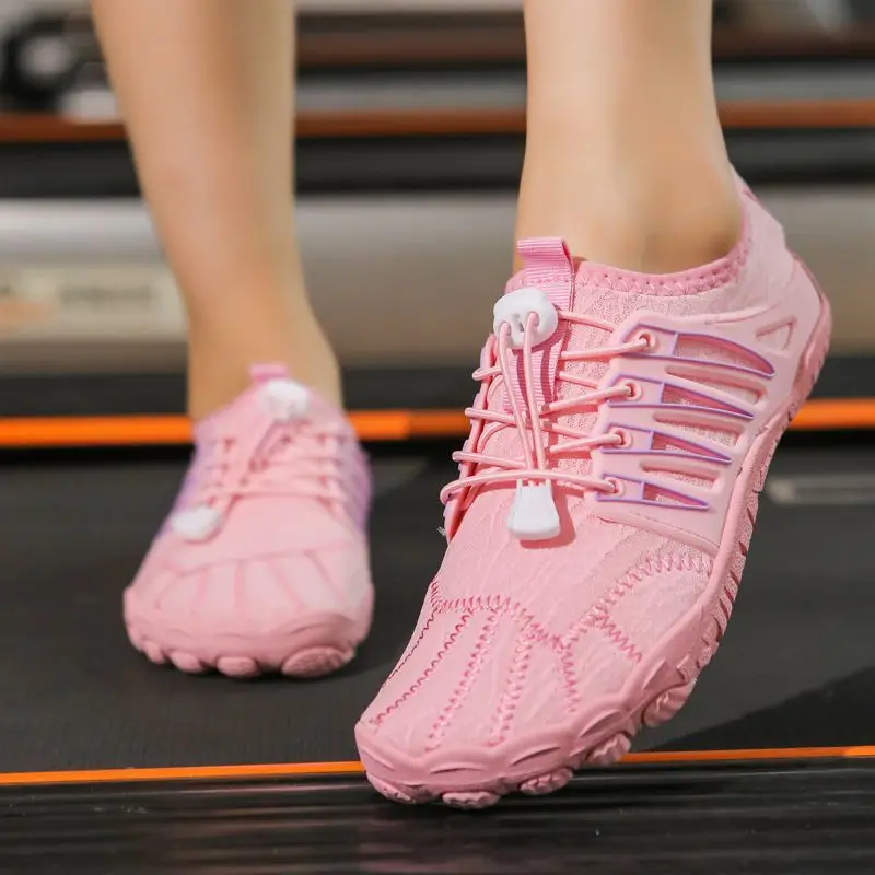 Neue Modische Ballett-Sneaker für Damen, Casual Creek Schuhe, Teenager Fünf-Zehen-Barfuß-Wasserschuhe, Strand-Wander-Trainer, Kajak-Schuhe