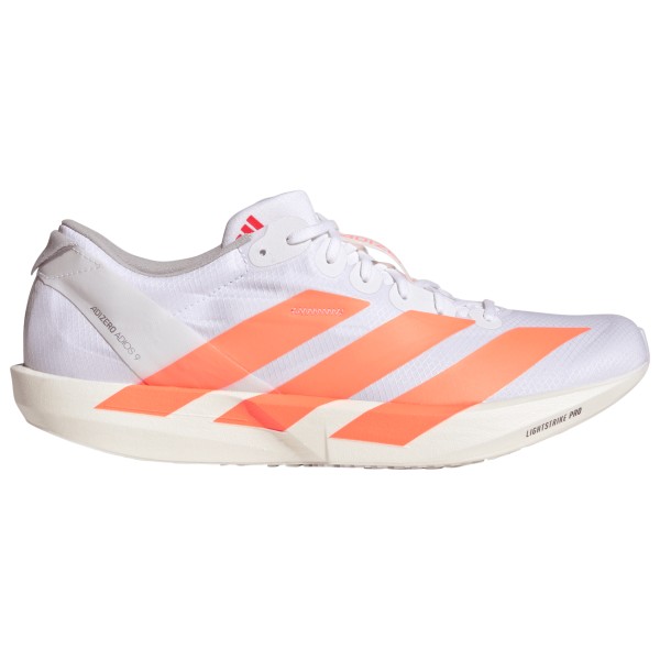 adidas - Adizero Adios 9 - Runningschuhe 49 1/3 | EU 49 weiß/rot