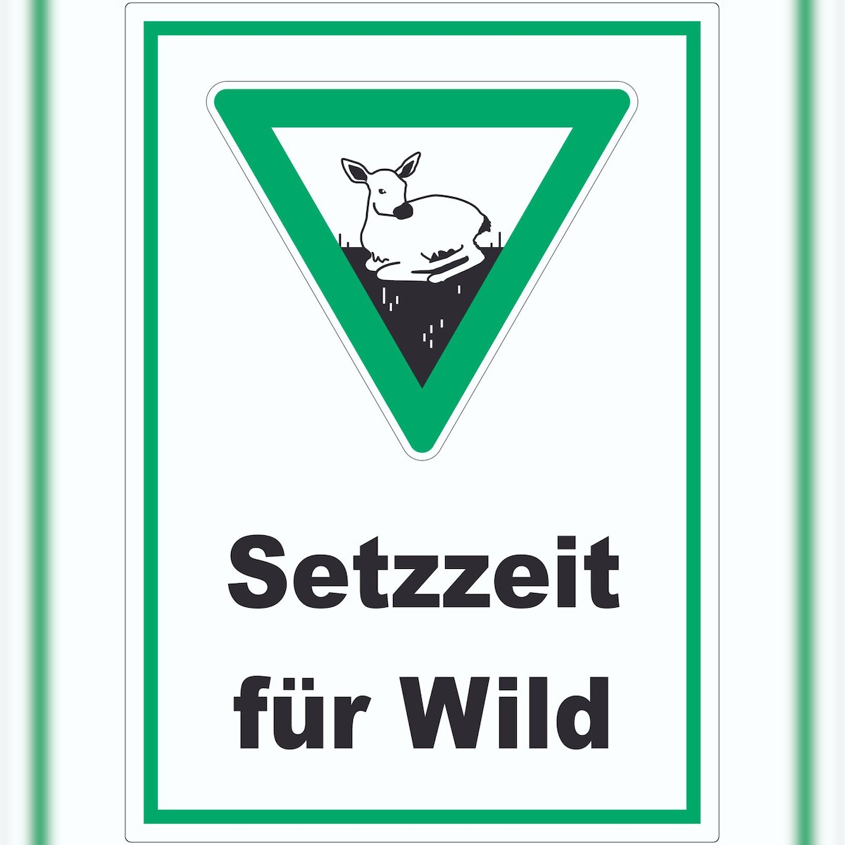 HB-Druck Setzzeit für Wild Aufkleber A8 (52x74mm) Image
