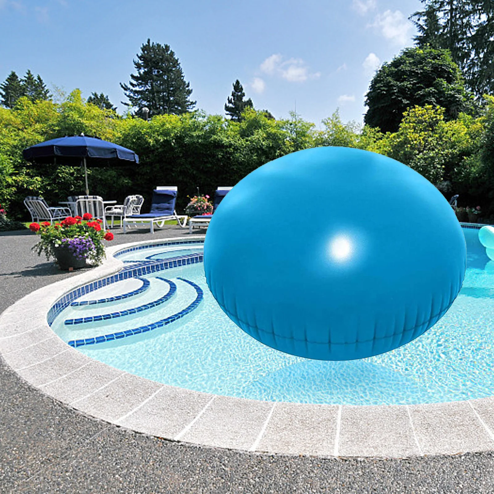 Oreiller de piscine à Air, couverture de piscine en PVC, oreiller d'air, couverture de piscine d'hivernage, résistant au froid pour piscine hors sol