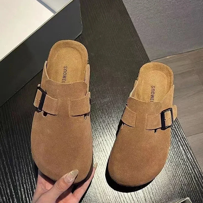 Maultiere Schuhe Frauen Hausschuhe Sommer Strand Sandalen Mode Kleid neue Wander rutschen Image