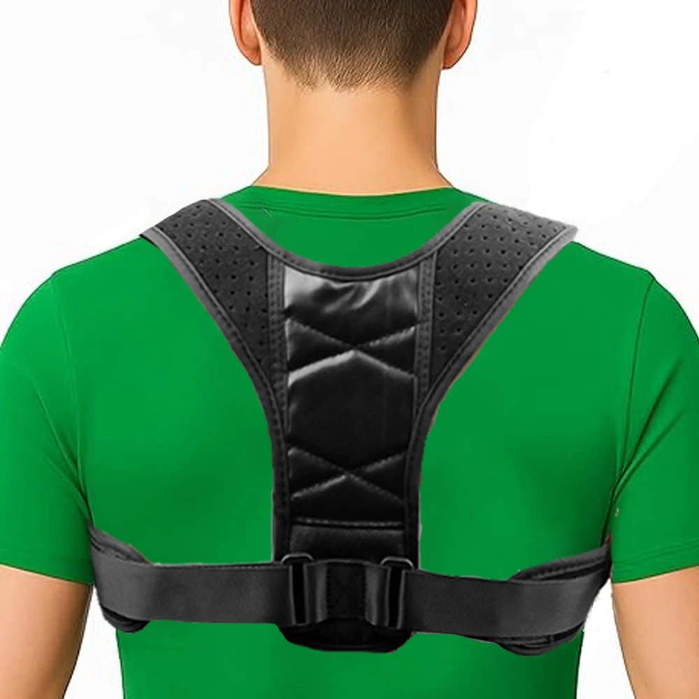 Rückenhaltungskorrektur-Gürtel Buckelprävention Korrektur der Sitzhaltung Unisex Atmungsaktive Körperformung Image