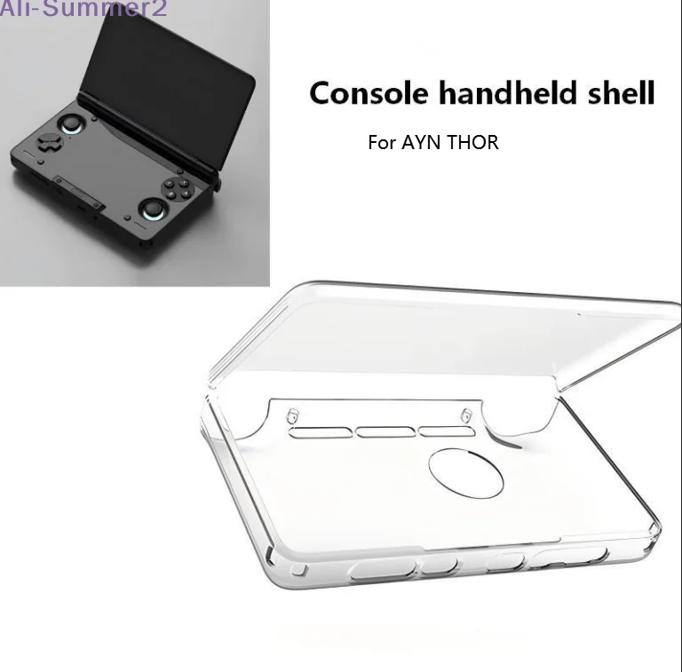 {Summer2} Für AYN Protective Dual-Screen Flip Game Console Transparente Hülle Kratzfestes Zubehör für Spielekonsolen Image