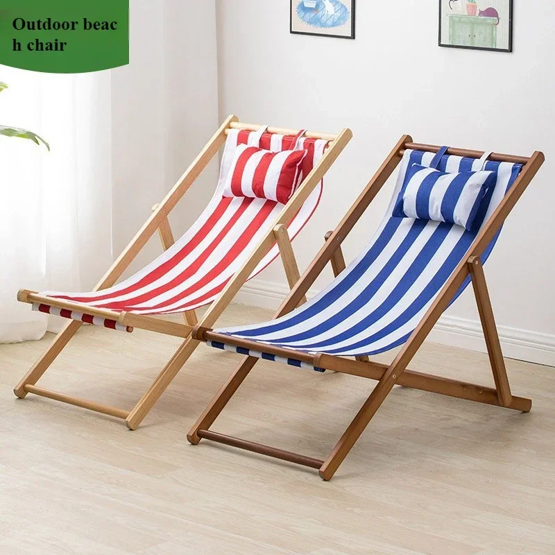 Bequeme Mittagspause, Siesta, klappbarer Liegestuhl, Rückenlehne, entspannte Freizeit, Heimkomfort, cooler Stuhl, tragbarer Strandstuhl Image