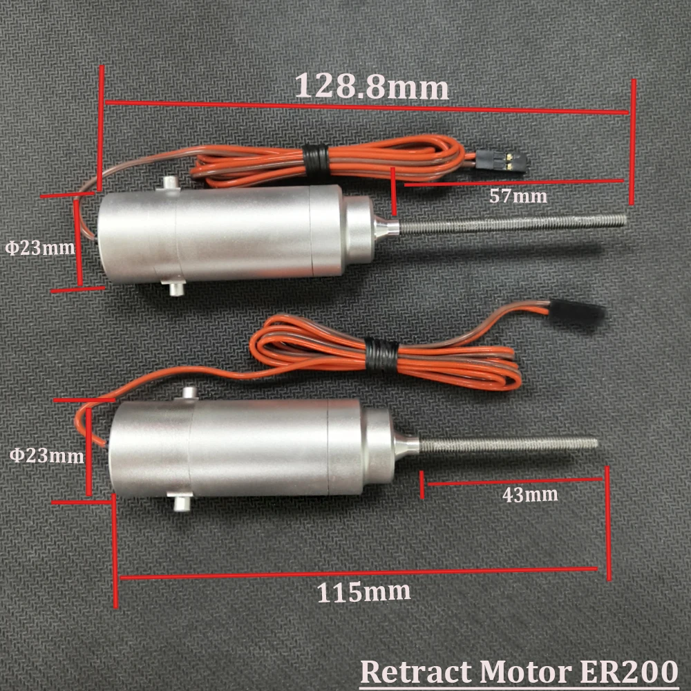 JP Hobby Flugzeug Vollmetall Elektrischer Einziehmotor ER200 M4 17-30KGS für JP Hobby Jet Flugzeug Metall Elektrischer Einziehmotor für Heimwerker