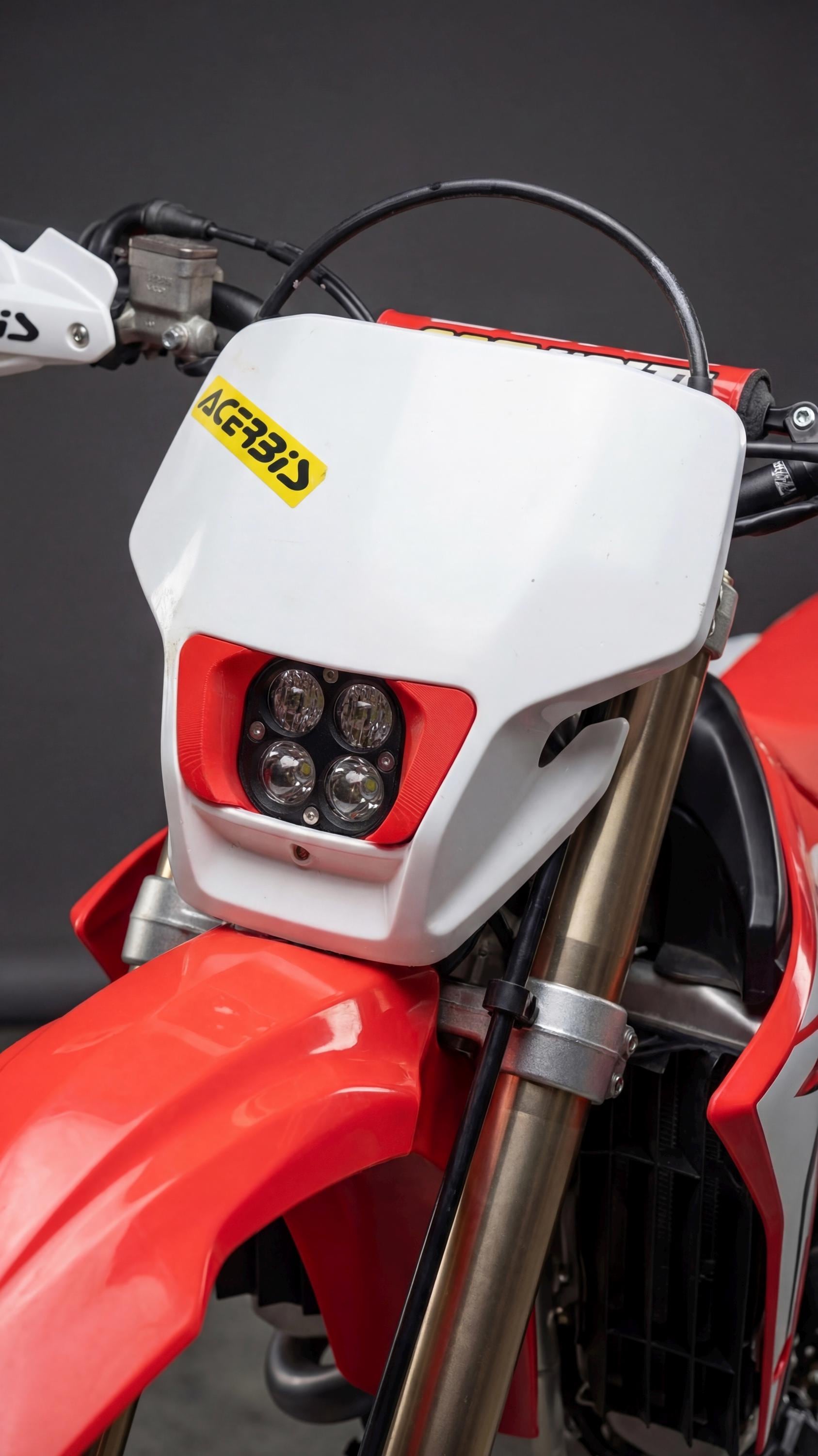 Faro anteriore a LED 40W abbagliante/anabbagliante HONDA CRF X (2004-2017). Faro per moto enduro.
