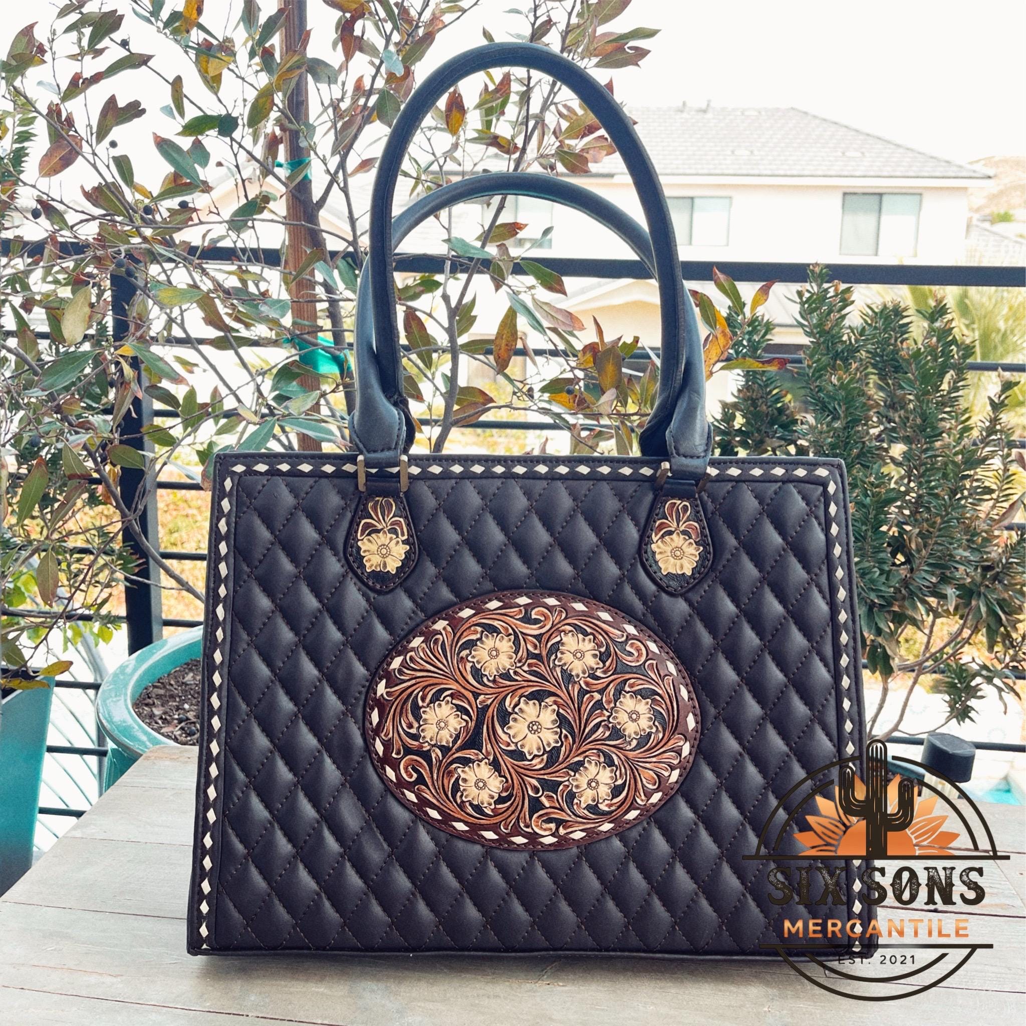 Borsa fatta a mano, Borsa in pelle stile western, Borsa a tracolla in pelle, Borsa a mano fatta a mano, Borsa tote stile western, Borsa tote in pelle,