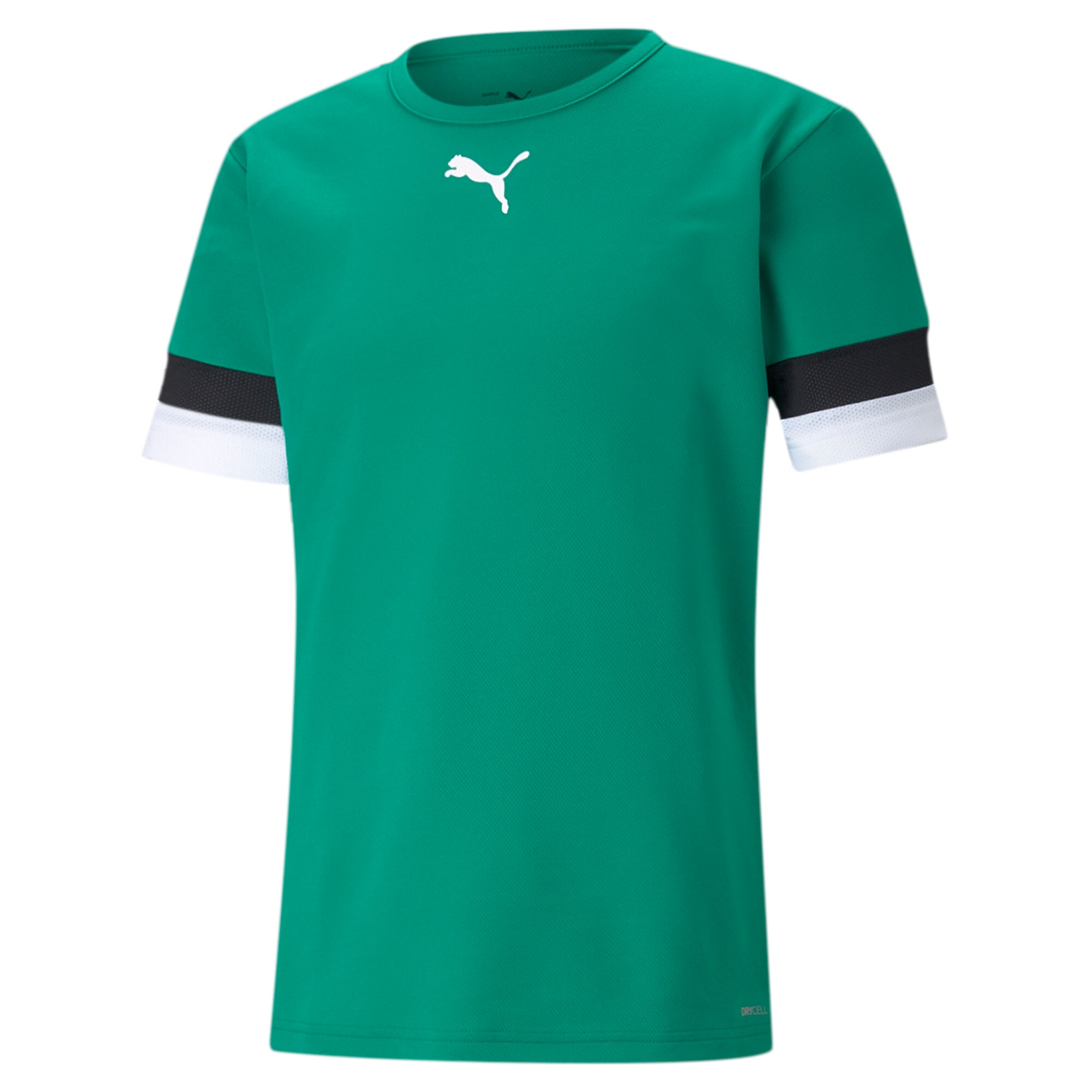 Trainingstop PUMA "TEAMRISE JERSEY", Herren, Gr. 3XL, pepper grün, Netz, Obermaterial: 100% Polyester, regular fit normal, Rundhals, Tops, Regular Fit, mit Rundhalsausschnitt, mit Mesh-Details an den Ärmeln Image