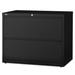 Lorell Fortress 2-Drawer Lateral Filing Cabinet Metal/Steel in Black | 28 H x 42 W x 18.63 D in | Wayfair 60554