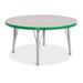 Jonti-Craft Berries Adjustable Height Circular Activity Table Laminate in White | 24 H in | Wayfair 6488JCE011