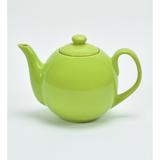 Omniware Teaz 1.06-qt. Lillkin Teapot w/ Infuser Stoneware/Terracotta in Green | 6.25 H x 9 W x 5.5 D in | Wayfair 1508951