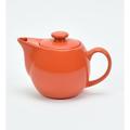 Omniware Teaz 0.34-qt. Teapot w/ Infuser Stoneware/Terracotta in Orange | 4.5 H x 6.5 W x 4.25 D in | Wayfair 1508745