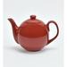 Omniware Teaz 1.06-qt. Lillkin Teapot w/ Infuser Stoneware/Terracotta in Red | 6.25 H x 9 W x 5.5 D in | Wayfair 1508925