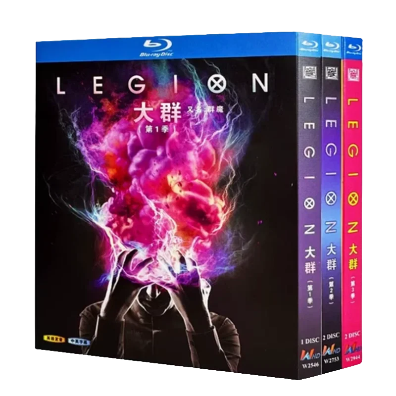 Legion Staffel 1-3 BD Film TV Film 5-Disc Alle Region Neues Box-Set Blu-ray Disc Englische Aussprache