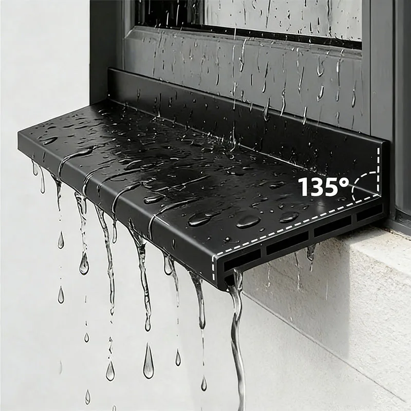 Neuer TPE Wasserdichter Selbstklebender Streifen für Fenster, Glastüren, Balkone, Schiebetüren, Winddicht, Schalldicht, Abdichtung für Zuhause