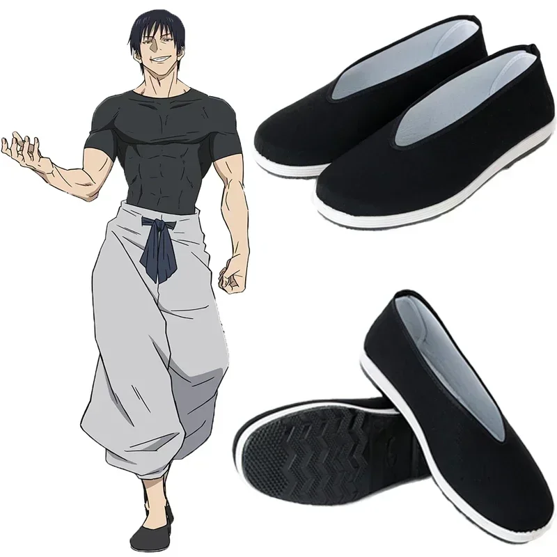 Spiel Jujutsu Kaisen Toji Fushiguro Cosplay Schuhe Für Männer Frauen kung fu schuhe Halloween Karneval Rolle spielen Schuhe Zubehör