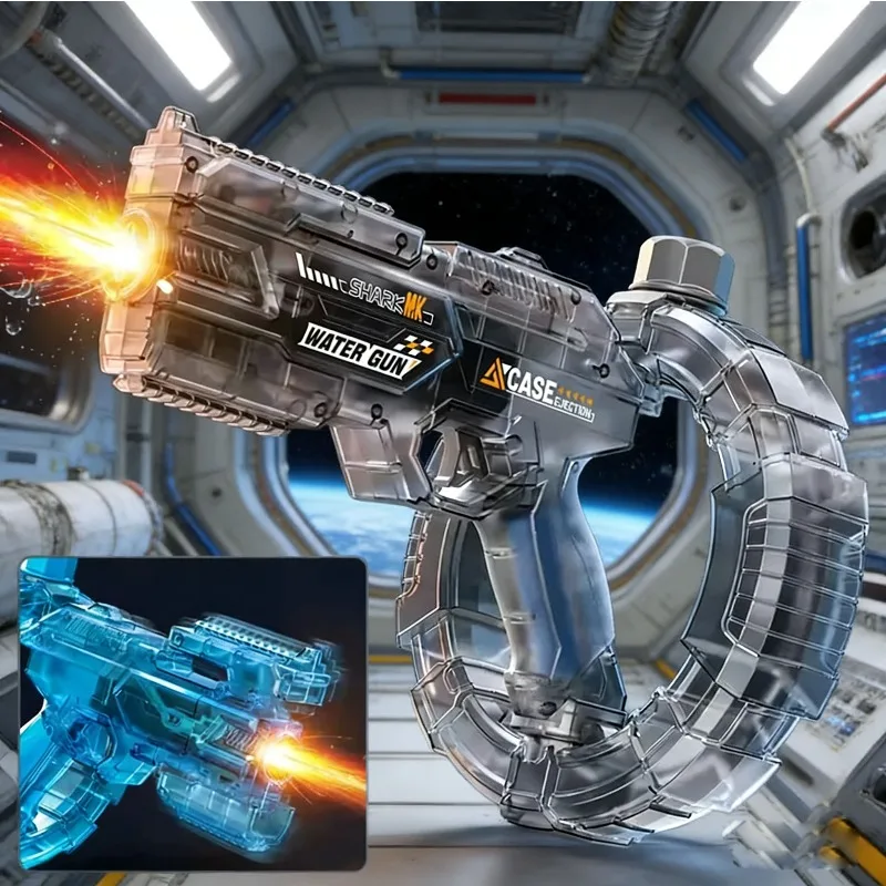 Elektrische Wasserpistole Automatische Wasseraufnahme Leistungsstarker Wasserstrahl Sommer Outdoor Strand Schwimmbad Spielzeug für Alle Altersgruppen