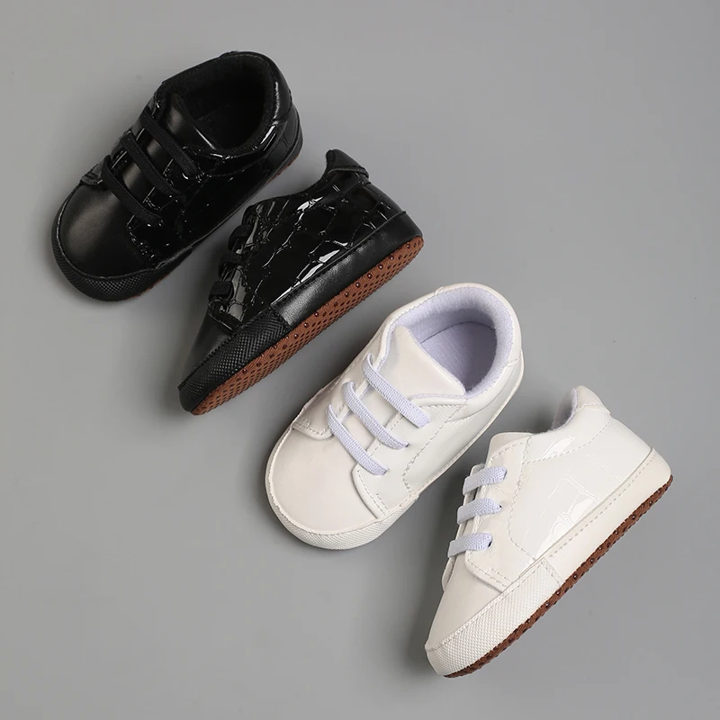 Modische Frühlings- und Herbstschuhe für Babys von 0-18 Monaten, Sneaker mit weicher Sohle, Sportschuhe, Freizeitschuhe