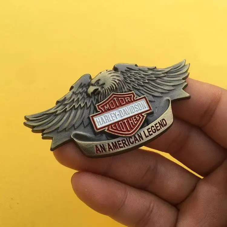 Auto-Harley-Motorrad-Logo, modifiziert mit 3D-Adler-Metallaufkleber für Harley Davidson Glide Ultra Classic 1250 S PA 1250S PA1250