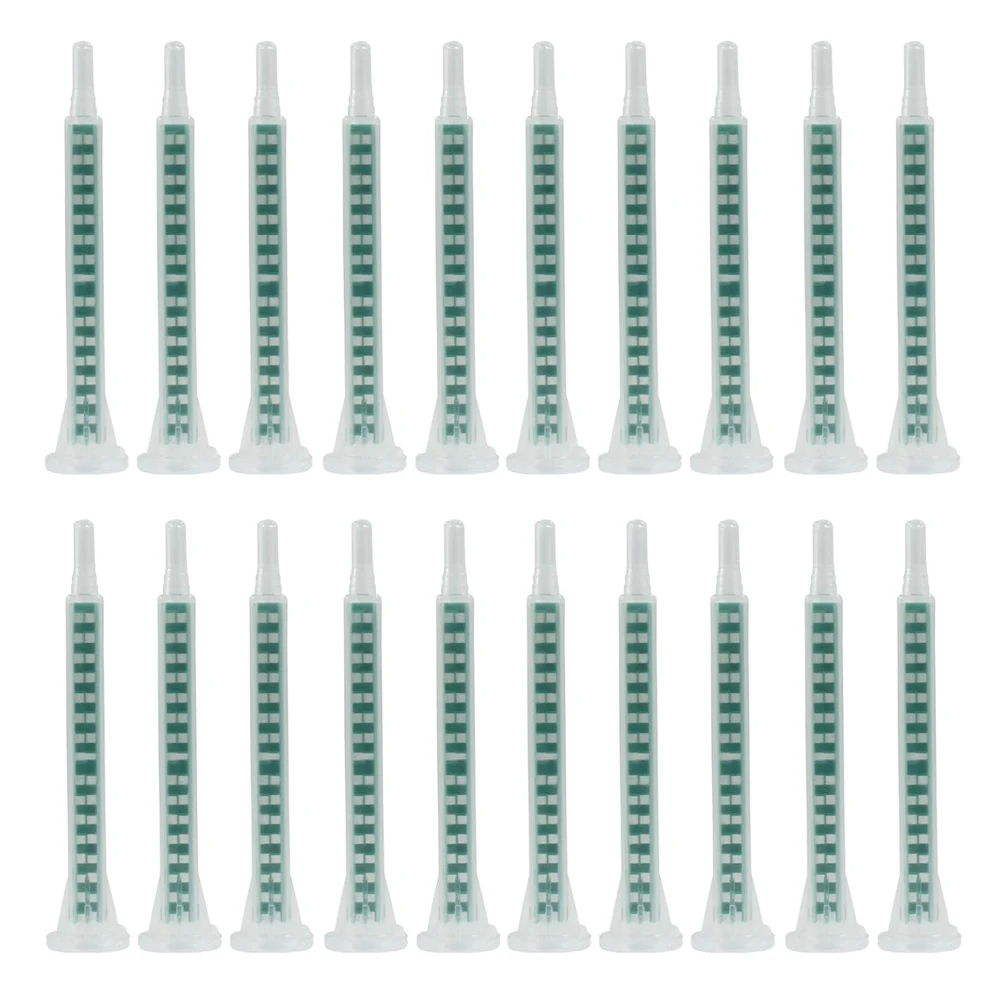 50/100 Stück 1:1 Epoxidharz Mischdüse AB Kleber Klebepistole Statischer Mischer Mixspitze Image