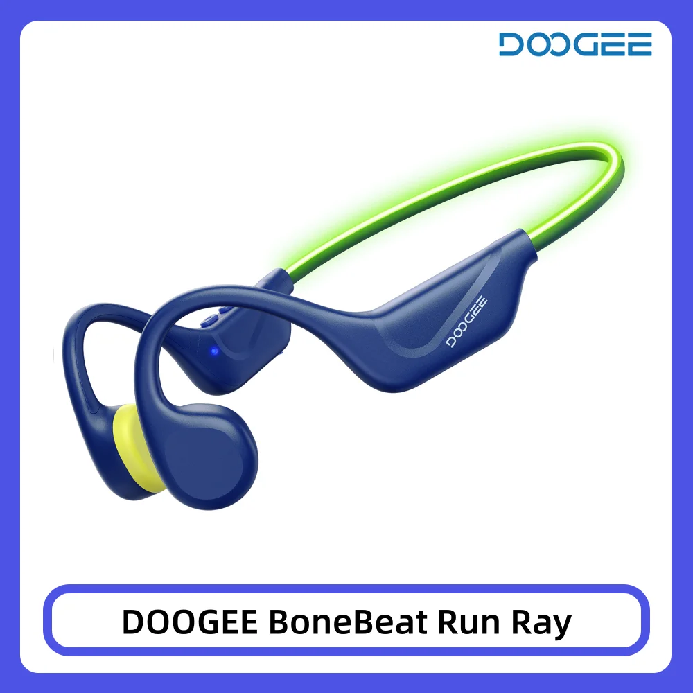 DOOGEE BoneBeat Run Ray Knochenleitungs-Kopfhörer 10 Stunden Bluetooth 6.0 Dynamische Sport-Leichtgewicht Open-Ear Kabellose Sport-Ohrhörer Image