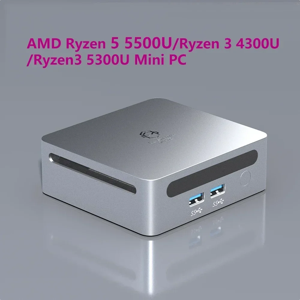 SZBOX AMD Ryzen 5 5500U/Ryzen 3 5300U Mini-PC Windows 11 DDR4 3200 MHz NVMe SSD WiFi6 BT5.2 Desktop-Gaming-PC