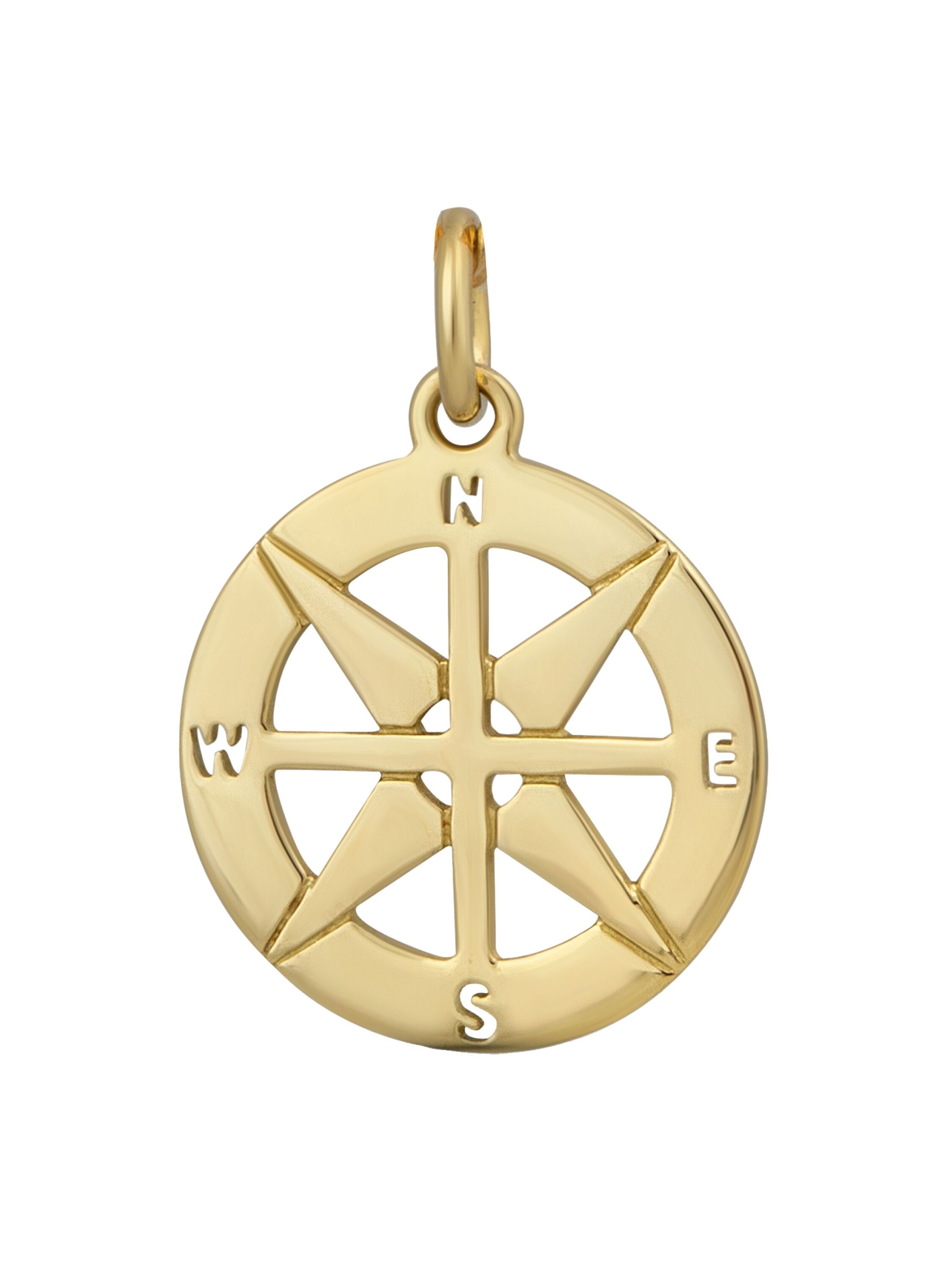 Orolino Anhänger Gold 375 mit Kompass-Motiv
