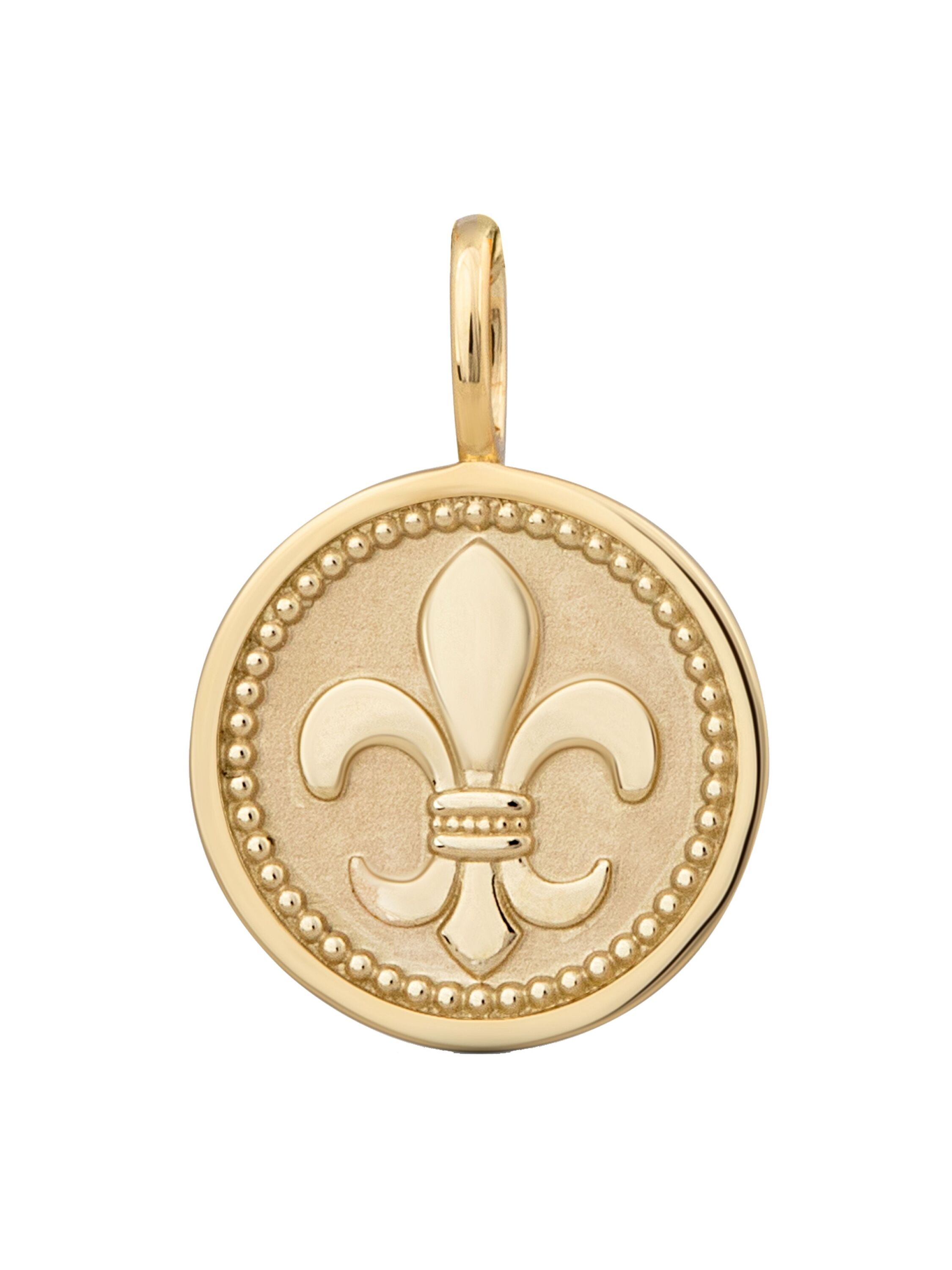 Orolino Anhänger Gold 375 mit Lilien-Motiv