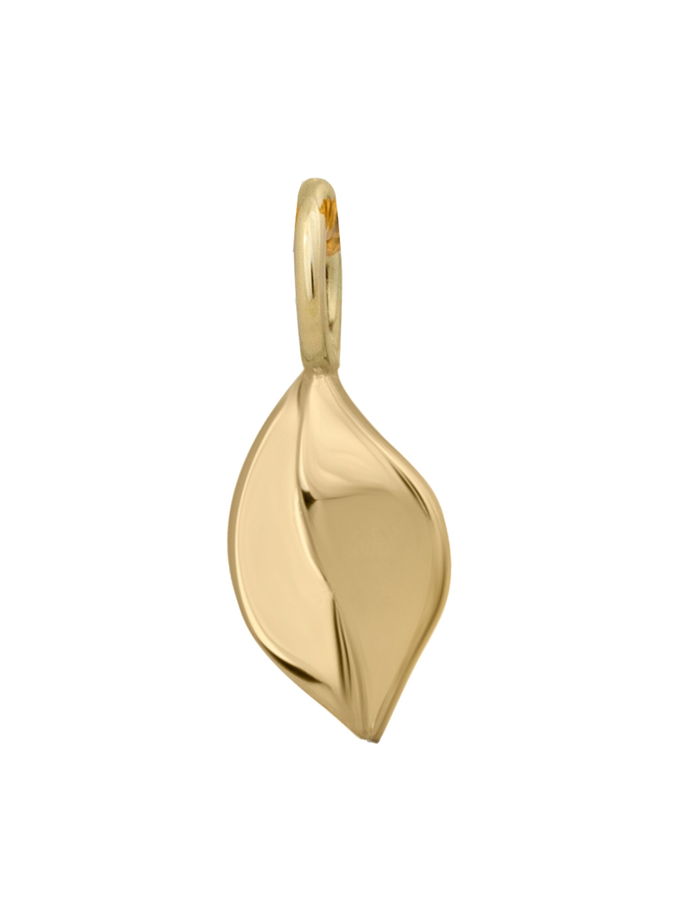 Orolino Anhänger 585 Gold mit Blatt-Motiv