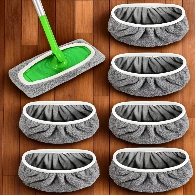 Hochabsorbierendes Wiederverwendbares Wischpad Ultrafeine Faser Reinigungspad Flachmop-Tuch Haushalt Saugfähiges Mop-Ersatztuch Image