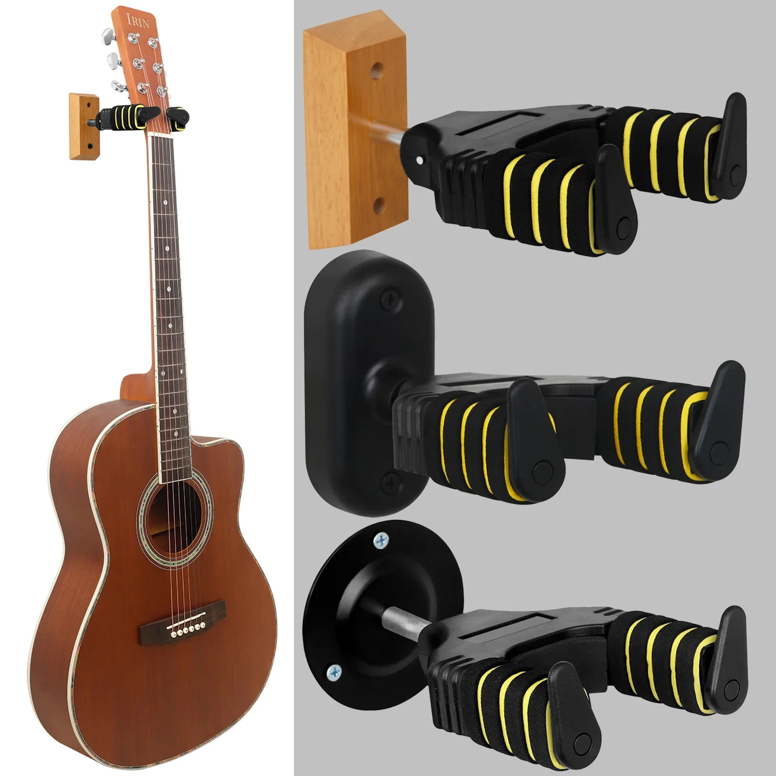 2/4/6/10pcs Gitarren wand halterung Gitarren bügel Wand haken für elektrische Akustik gitarren Bass Mandoline Banjo Ukulele Ständer