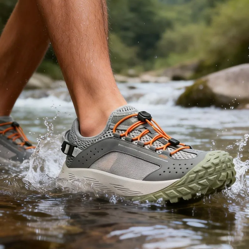 Original Marken-Paar-Sneaker: Bequeme, Rutschfeste Trekking-Schuhe, Hochwertige Sommer-Wanderschuhe, Designer-Walkingschuhe mit Dicker Sohle