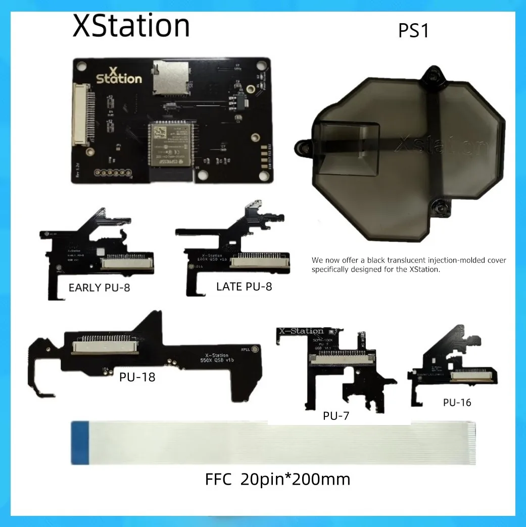 Optical Discdrive Emulator XStation PS1 Spielkonsole ODE XSTATION für PlayStation PS1, im Zusammenhang mit PICOSTATION PSone PS2 PS3 PS4
