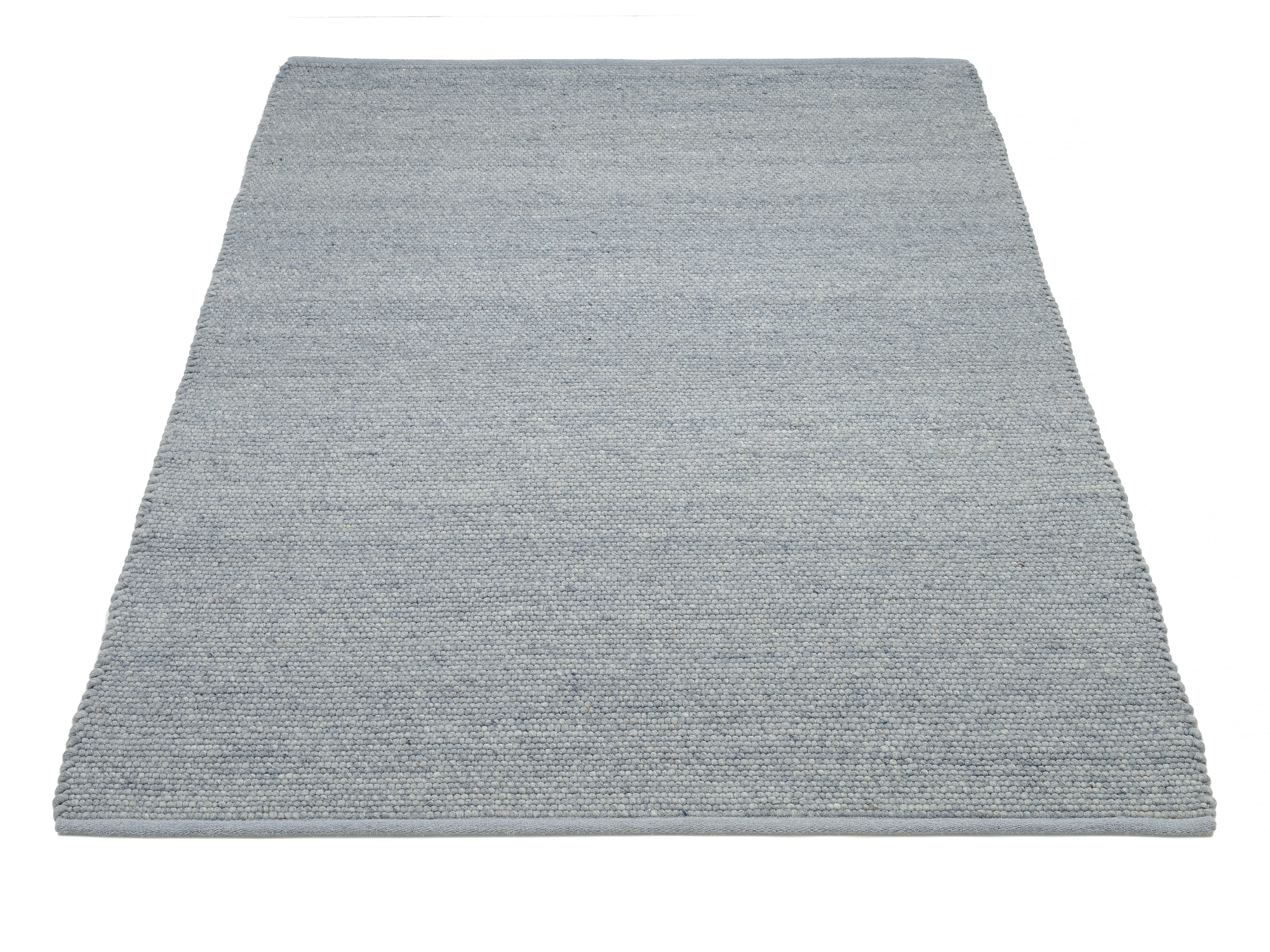 Teppich OCI DIE TEPPICHMARKE "FAVORIT", grau (grau, blau), B:60cm H:12mm L:90cm, Wolle, Teppiche, Teppich, Handweb-Teppich aus Indien, handgewebt, hochwertig verarbeitet Image