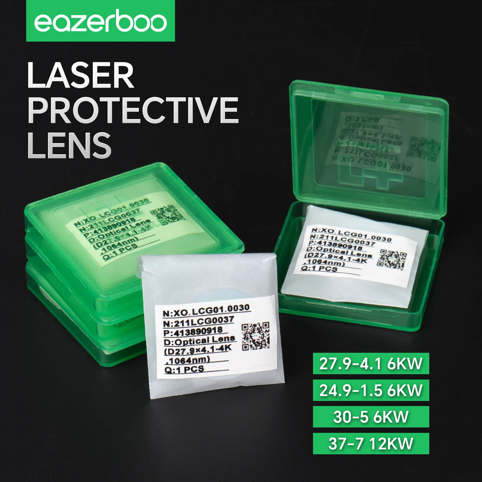 Eazerboo Raytools Faserlaserlinse 27,9 x 4,1 4 kW Original 6 kW (OEM) Laserschutzlinsen Raytools Faserlaser-Maschinenlinse Image