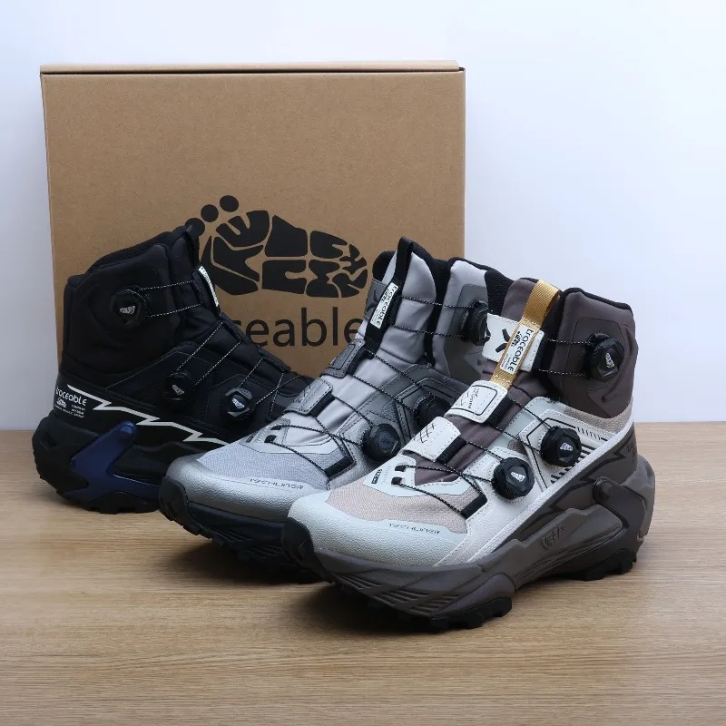 Original Marken-Komfortschuhe: Hochwertige Outdoor-Wanderschuhe, Strapazierfähige Trekking-Sneaker mit Schnellschnürsystem, Bergsteigerstiefel