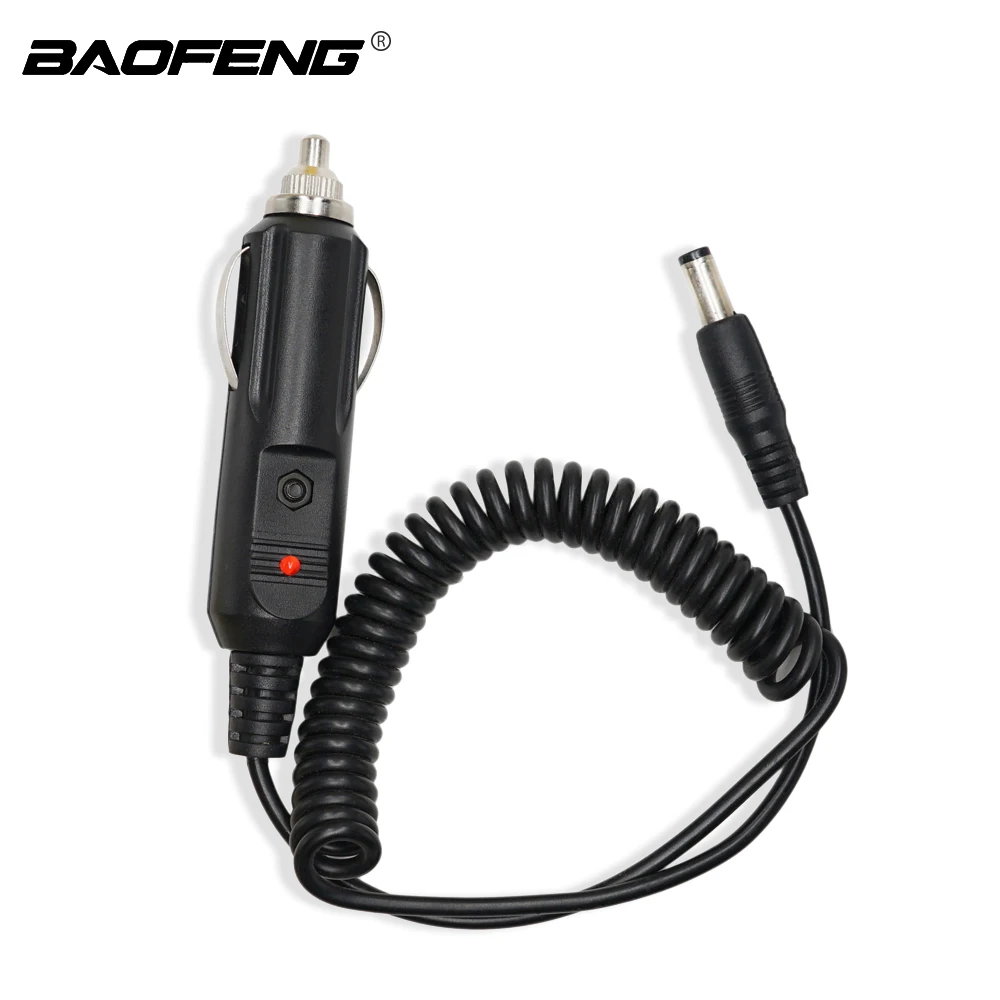 12V DC Power Auto Ladegerät für Walkie Talkie UV-5R UV9R UV-82 UV-9R Plus UV5RE 5RA Baofeng Zubehör Radio Ladestation kabel Image